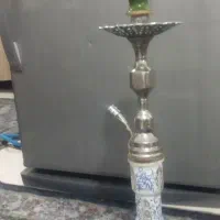 قلیان برنجی شیشه سه پوست