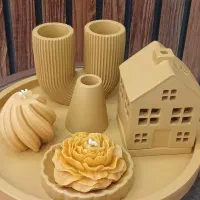 فروش شمع و سنگ مصنوعی|صنایع دستی و سایر لوازم تزئینی|شیراز, میانرود|دیوار