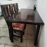 مبلمان راحتی ۷ نفره بهمراه ناهارخوری ۸ نفره|مبلمان خانگی و میز عسلی|تهران, هوانیروز|دیوار