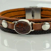 دستبند چرمی