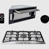 پک کامل گاز توکار استیل هود برند دورنیکا کد z15|اجاق گاز و لوازم برقی پختوپز|مشهد, طبرسی شمالی|دیوار