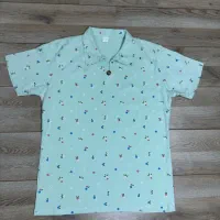 تیشرت  یقه دار  طرح دار کبریتی