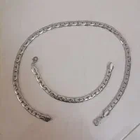ست گردن بندودستبندتیتانیوم
