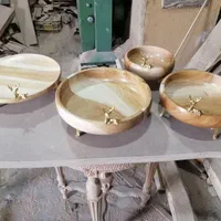 سرویس پذیرایی چوبی چوب گردو ظروف پذیرایی کاسه چوبی|ظروف سرو و پذیرایی|مشهد, نوید|دیوار