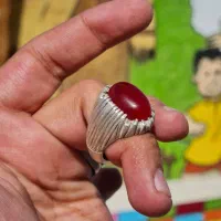 انگشتر عقیق ۲۳ گرم|جواهرات|یزد, |دیوار