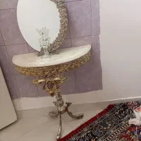 آینه و شمعدان برنز