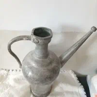 آفتابه مسی و لگن مسی|کلکسیون اشیاء عتیقه|یزد, |دیوار