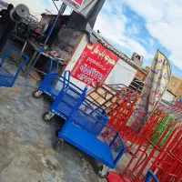 گاری چرخ بزرگ چهار چرخ دستی حمل بار (چرخ بزرگ)|ابزارآلات|تهران, میدان میوه و تره‌بار مرکزی|دیوار