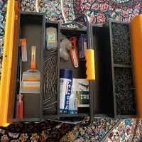 جعبه ابزار کنزاکس دو طبقه نو همراه با ابزار
