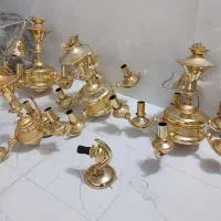 لوستر با آب طلا