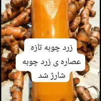 عصاره زرد چوبه تازه و زنجبیل تازه|خوردنی و آشامیدنی|شیراز, سفیرشمالی|دیوار