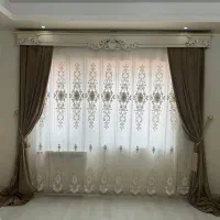 فروش پرده جنس خارجی در حد نو به دلیل جابجایی