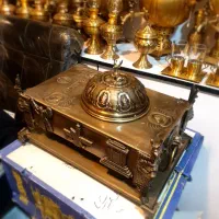 manghal برنجی برنج منقل مسی mesi|صنایع دستی و سایر لوازم تزئینی|کرمانشاه, |دیوار