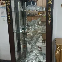 گنجه بوفه/ شیک وسالم آینه وچراغ دار مفت