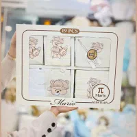 ست ۱۹ تیکه پنبه‌ای