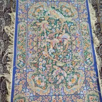 فرش دستبافت ابریشم زرچارک