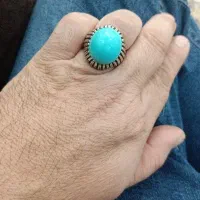 انگشتر فیروزه وزن ۴۱گرم