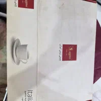 سرویس ۱۲ پارچه چایخوری چینی زرین آکبند