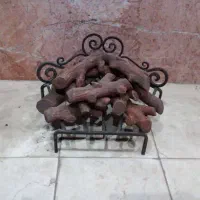 فرفورژه شومینه همراه اجر