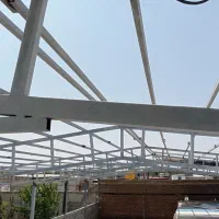 سقف خرپایی، سوله، سقف شیبدار