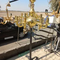 خریدار و فروش انواع لوستر برنجی وبرنز|لوستر و چراغ آویز|کرمانشاه, |دیوار