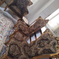 مبل سلطنتی 9 نفره|مبلمان خانگی و میز عسلی|کرمانشاه, |دیوار