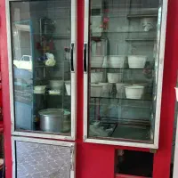 یخچال ایستاده ویترینی ۱/۵ متری