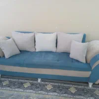 مبلمان خوش رنگ 8نفره|مبلمان خانگی و میز عسلی|سبزوار, شهدا|دیوار