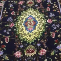 فرش کاشان 1متردر1متردرنیم