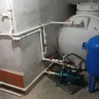 تاسیسات لوله کشی آب،گاز،نصب پمپ،منبع آب در شهرری