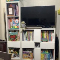 کتابخانه مدل میز تلویزیون