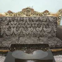 فروش مبل ۹ نفره سلطنتی با طرح و رنگ خاص|مبلمان خانگی و میز عسلی|اسلامشهر, مظفریه|دیوار