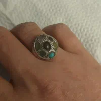 انگشتر نقره هفت سنگ