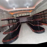 استندقفسه وسط/قفسه های تک ودولاین/قفسه توری/بانصاب|فروشگاه و مغازه|چمستان, |دیوار