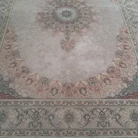 فرش ۱۲۰۰ شانه گل برجسته طرح عظیم زاده ۹متری