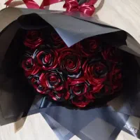 دست گل روبانی قرمزمشکی|گل مصنوعی|تهران, شهران جنوبی|دیوار