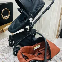 کالاسکه همراه با کریر و ساک کودک خارجی در حد نو