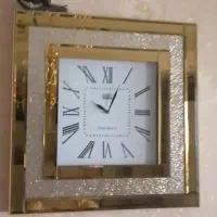 ساعت دیواری فانتزی طلایی