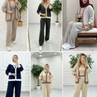 لباس دوتیکه بافت پلنگی و لباس بافت سه تیکه|لباس|تهران, فرودگاه مهرآباد|دیوار