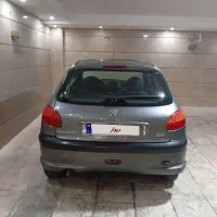 پژو ۲۰۶ مدل ۸۴ بی رنگ فوق العاده کم کار (لاکاغذی)