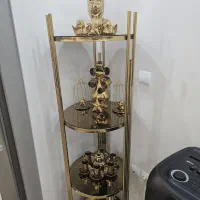 ویترین دکوری طلایی