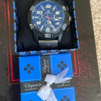 ساعت صفحه مشکی مردانه