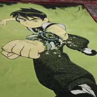 قالی و میز عسلی و جا شمعی