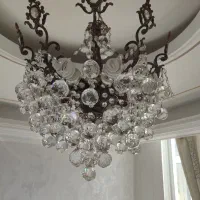 لوستر برنجی در حد نو