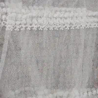 پرده توری خامه دوزی شده (نو)