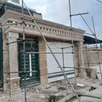 سنگ کاری نما کاشی‌کاری کف وبدنه