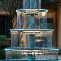 تاب باغی/میز و صندلی/آبنما/گلدان سفالی