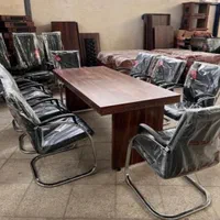 میز کنفرانس ۶ نفره -۴ نفره|مبلمان اداری|قم, نیروگاه|دیوار