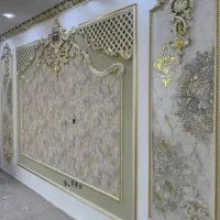 گچ کاری نصب کاغذ دیواری نقاشی