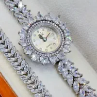 ساعت جواهری نقره عیار ۹۲۵|جواهرات|قم, ارم|دیوار